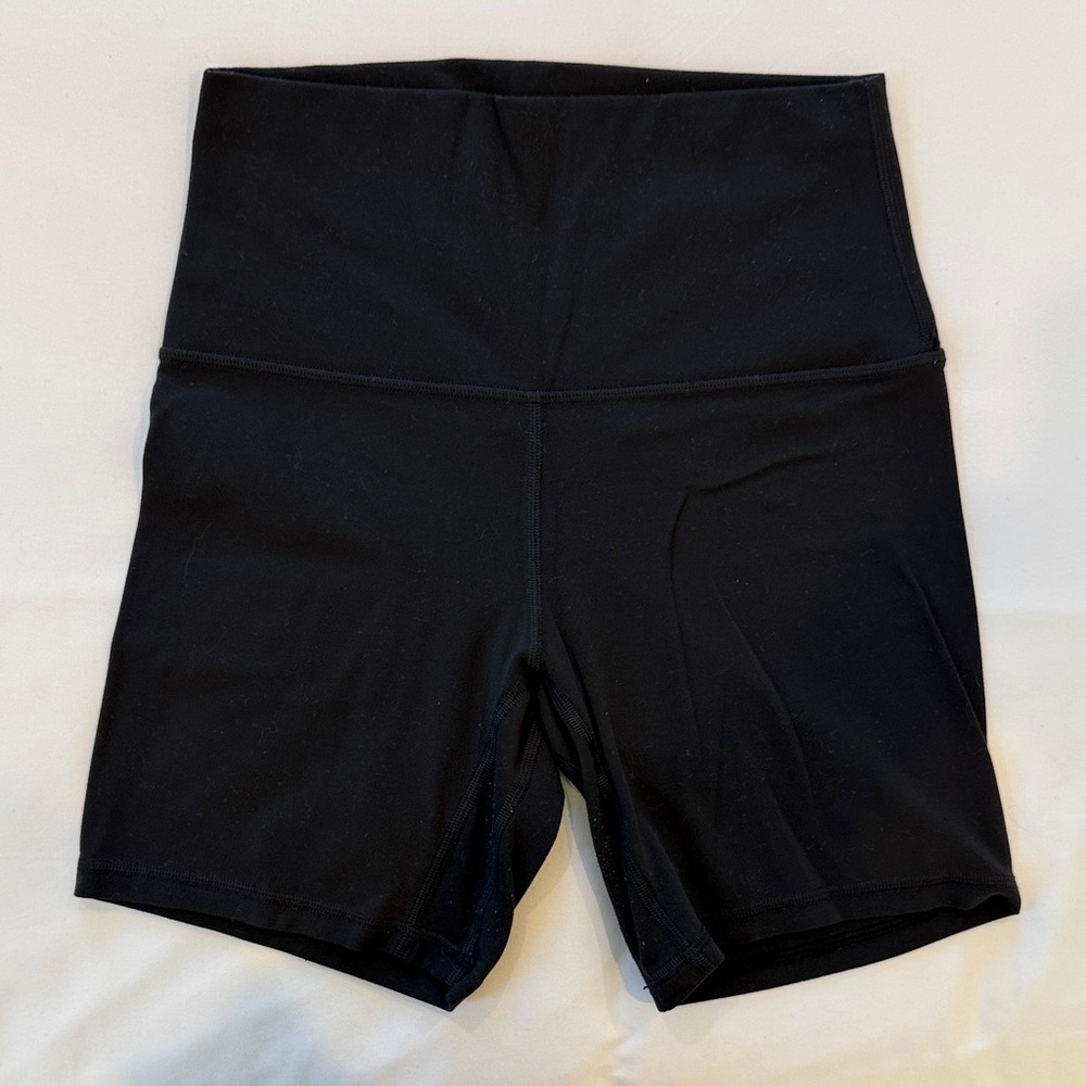 Lululemon Sz 4 High-Waist Black Women’s Active Shorts